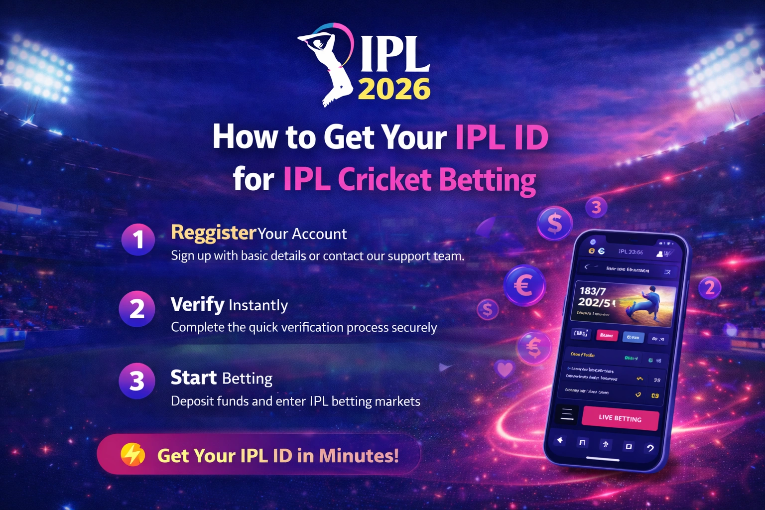 How to Get Your IPL ID for IPL Cricket Betting