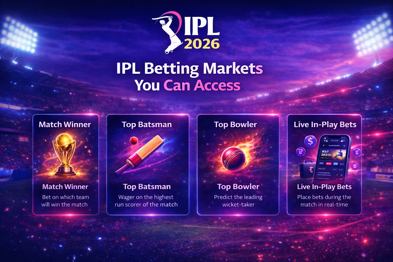 IPL Betting Markets You Can Access