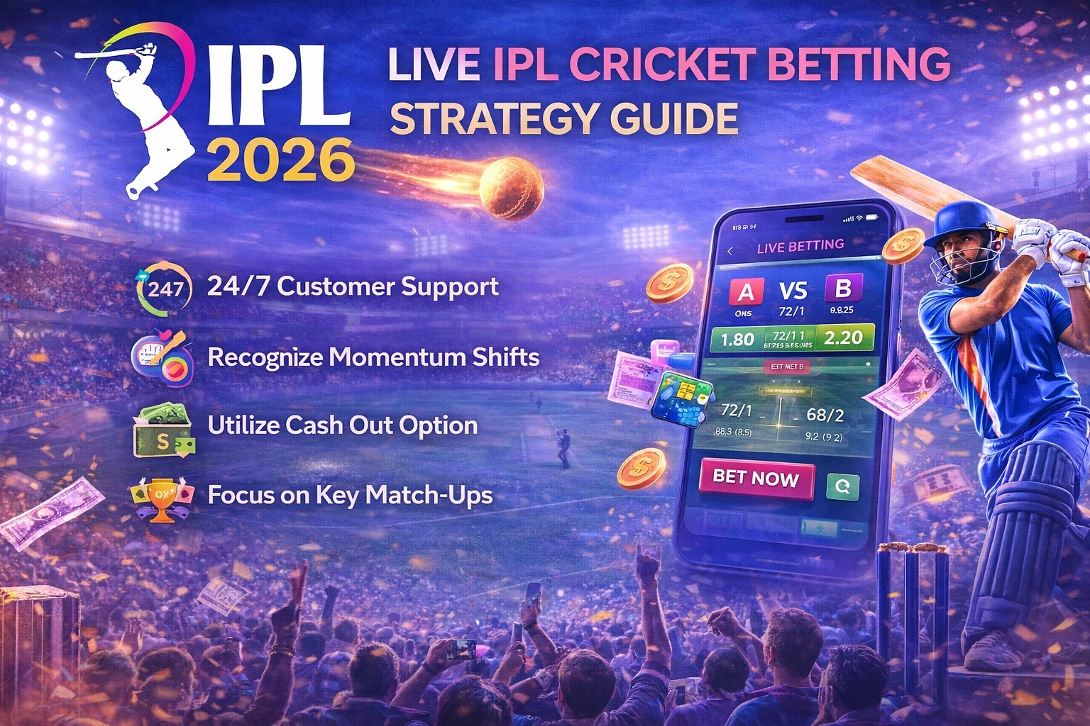 Live IPL Cricket Betting Strategy Guide 2026