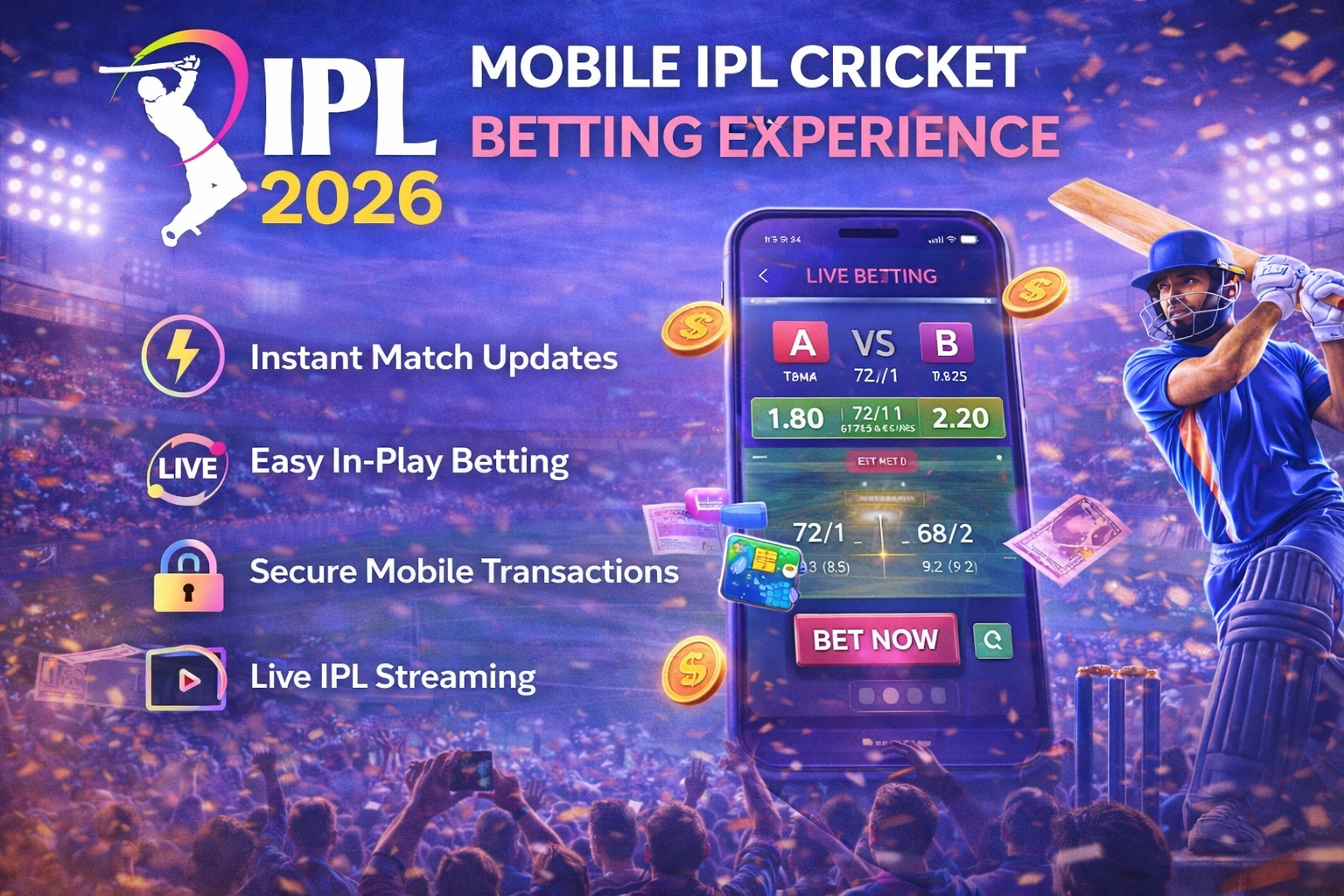 Mobile IPL Cricket Betting Experience 2026