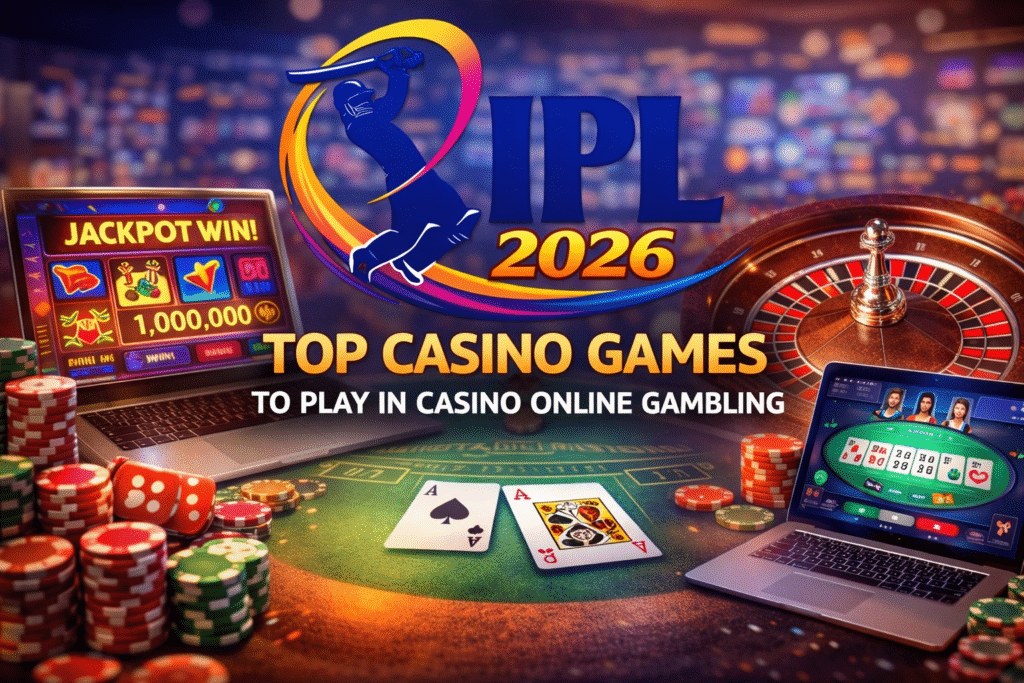 Top Casino Games to Play in Casino Online Gambling with IPL 2026 Logo