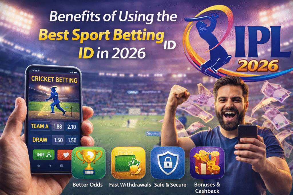 Benefits of Best Sport Betting ID IPL 2026 with secure betting, fast withdrawal, live betting and high odds