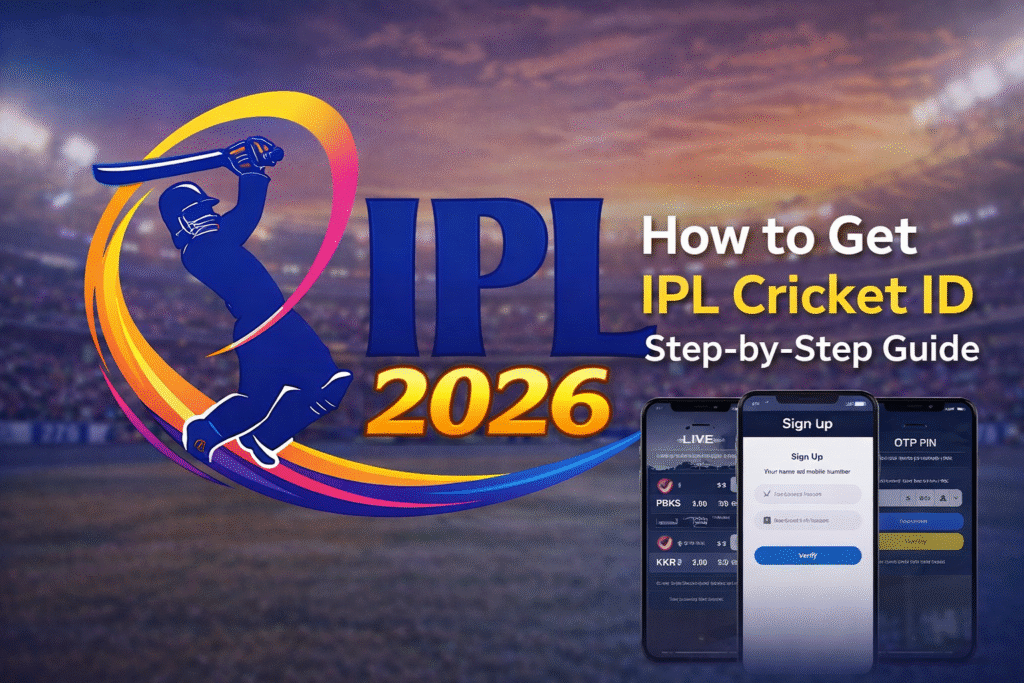 How to get IPL Cricket ID 2026 step by step